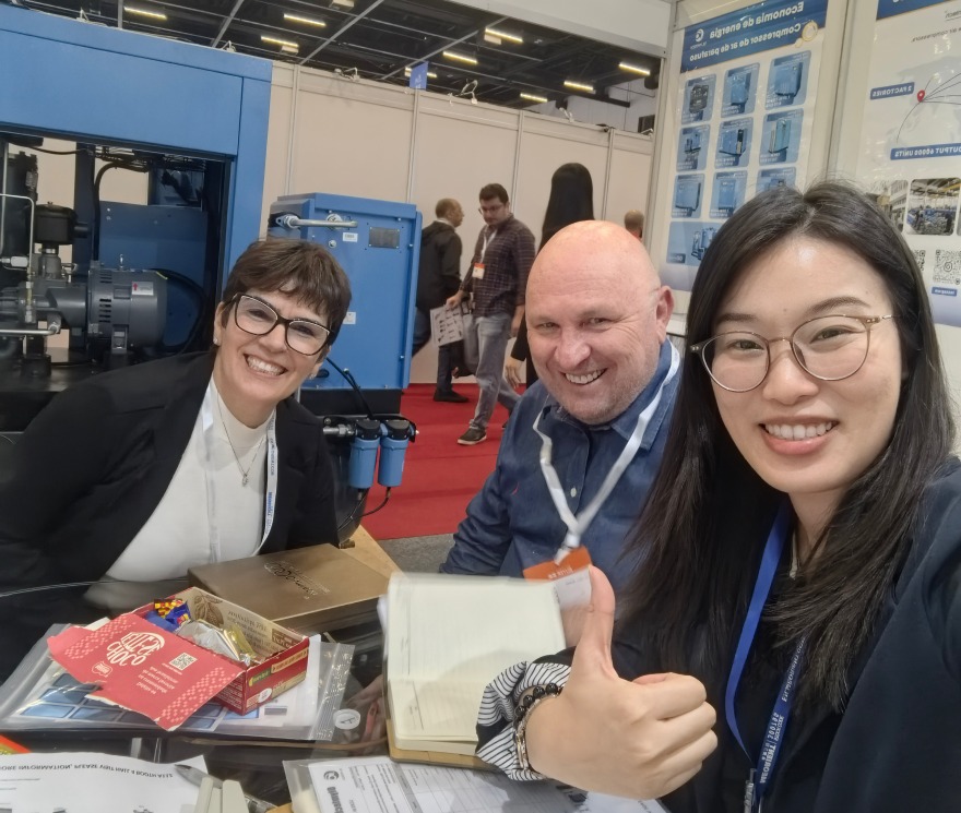 Olymtech air compressor at the 2024 CHINA HOMELIFE BRAZIL